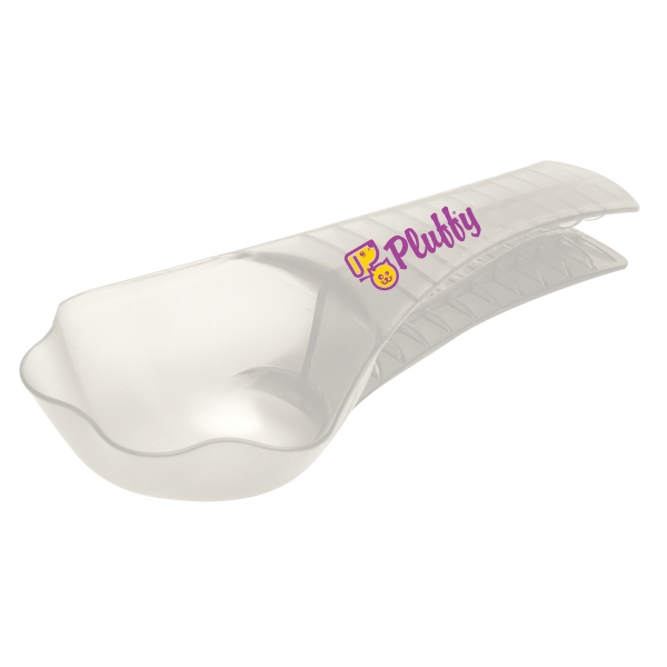 American Made Pet Food Scoops And Clips, Custom Printed With Your Logo!