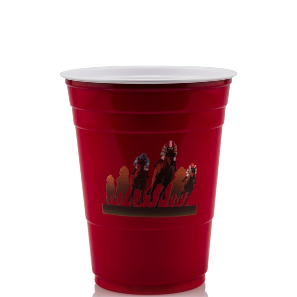 Red Solo Party Cups, Full Color Printing With Your Logo!