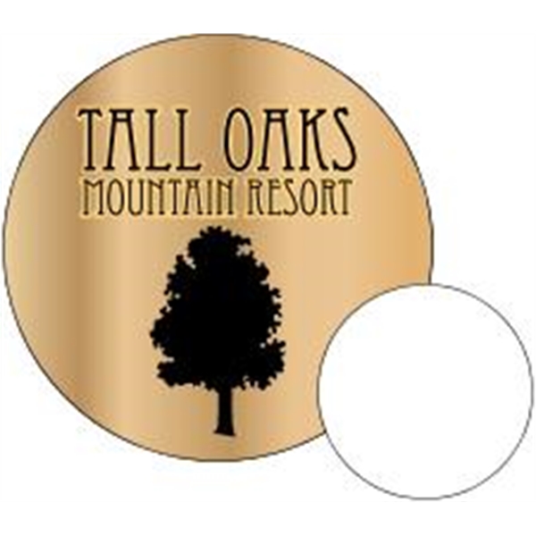 Circle Shaped Magnets, Customized With Your Logo!