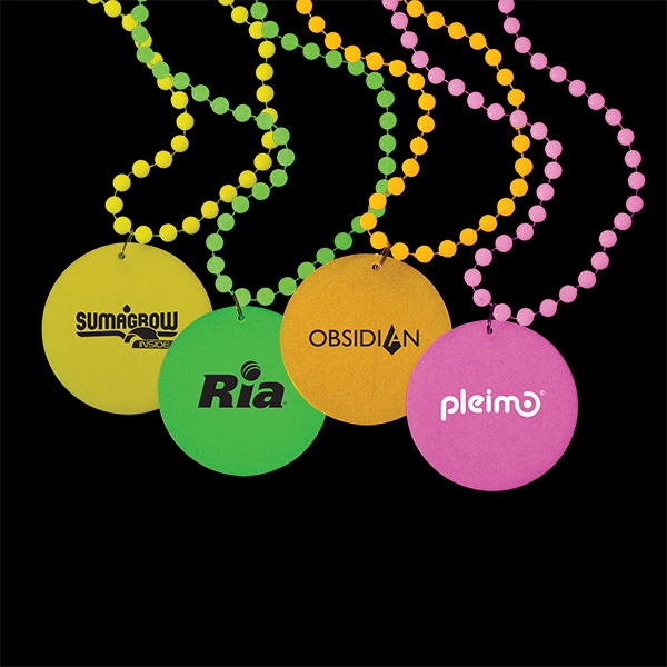 Mardi Gras Beads, Custom Printed With Your Logo!