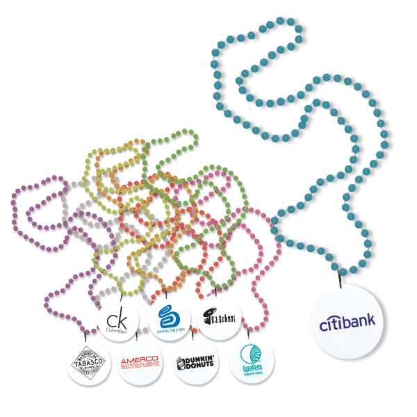 Mardi Gras Beads, Custom Printed With Your Logo!