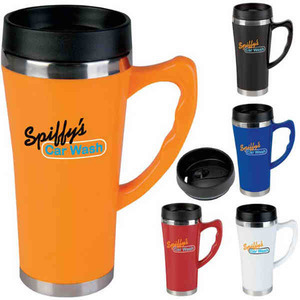 Acrylic Trip Mug Travel Mugs, Custom Printed With Your Logo!