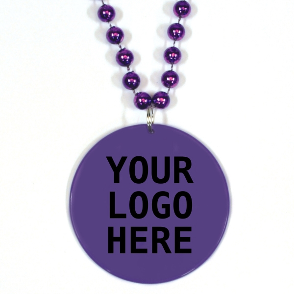 Mardi Gras Beads, Custom Printed With Your Logo!