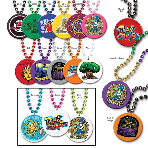 Mardi Gras Beads, Custom Printed With Your Logo!