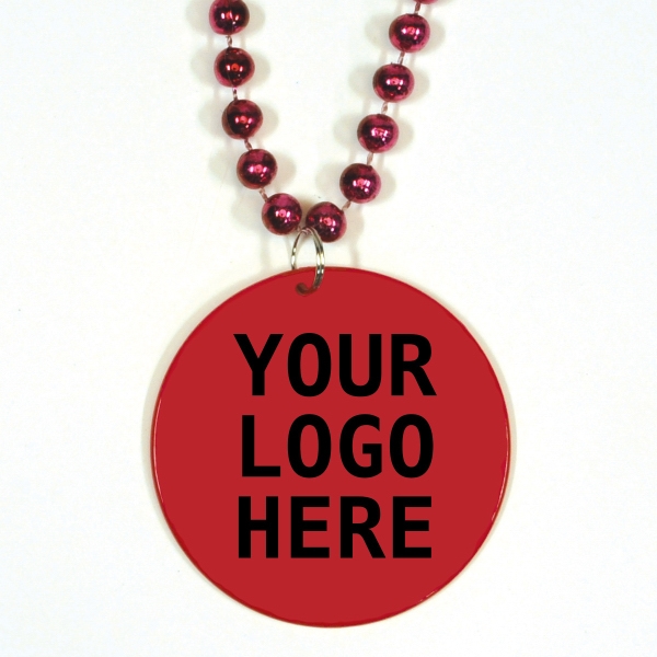 Mardi Gras Beads, Custom Printed With Your Logo!