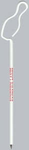 Bowling Pin Bent Shaped Pens, Custom Imprinted With Your Logo!