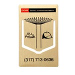 Custom Printed Brushed Gold Or Silvertone Steel Finished Bookmarks