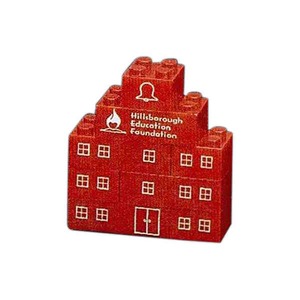 Custom Printed Building Shaped Mini Stock Shaped Promo Block Sets