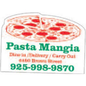 Pizza Stock Shaped Magnets, Custom Decorated With Your Logo!