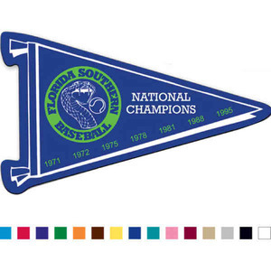 Pennant Stock Shaped Magnets, Custom Printed With Your Logo!