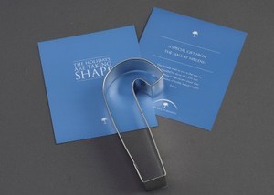 Candy Cane Stock Shaped Cookie Cutters, Personalized With Your Logo!