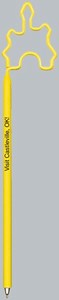 Castle Bent Shaped Pens, Custom Printed With Your Logo!
