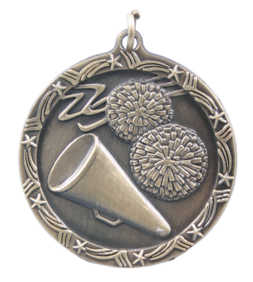 Custom Printed Cheerleading Shooting Star Medals