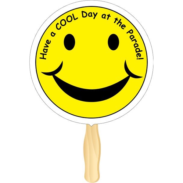 Custom Imprinted Circle Shaped Fans