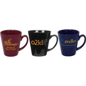 Ceramic Caf&eacute; Mugs, Customized With Your Logo!