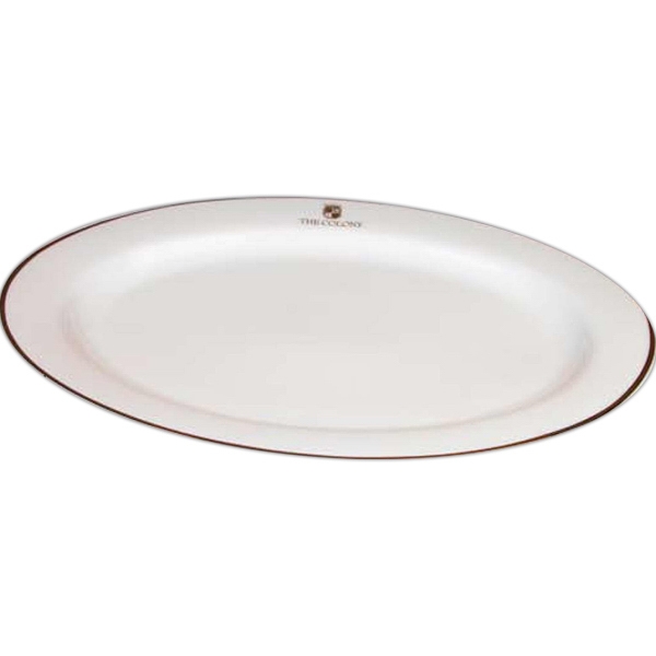 Classic Rim Oval Platters, Personalized With Your Logo!
