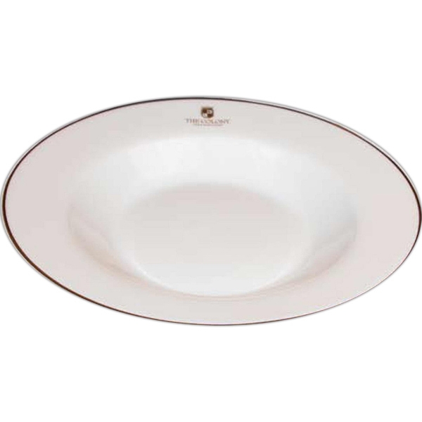 Classic Rim Pasta Bowls, Customized With Your Logo!