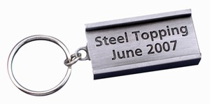 Custom Printed Grand Opening Theme Key Chains