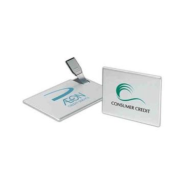 Credit Card Shaped USB Drives, Custom Imprinted With Your Logo!