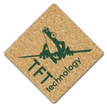 Custom Imprinted Diamond Shaped Cork Coasters
