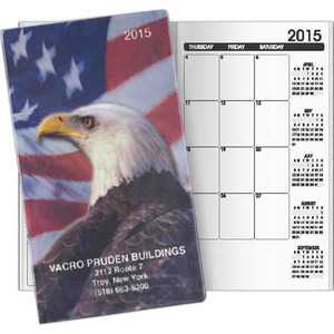 Custom Printed Eagle Design Pocket Planners