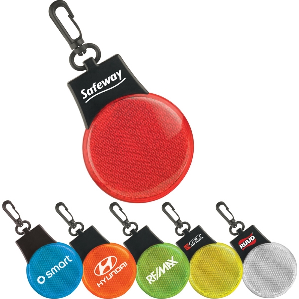 Flashing Reflector Lights, Custom Printed With Your Logo!
