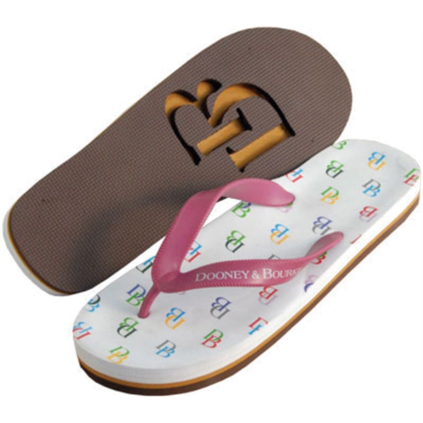 Flip Flop Sandals, Custom Imprinted With Your Logo!