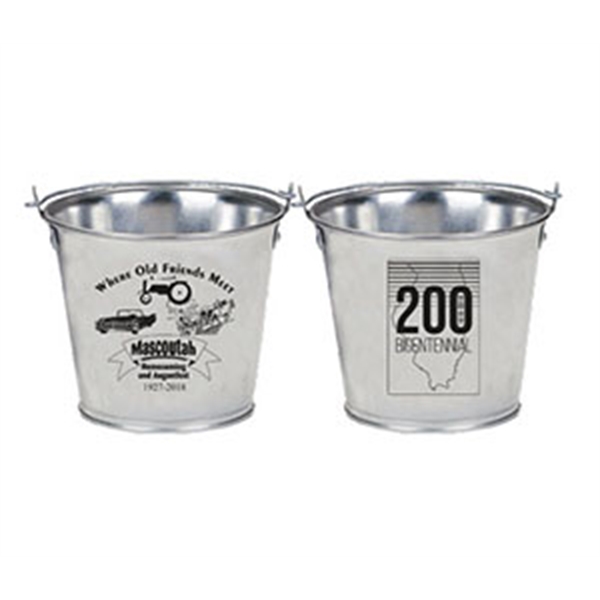 55oz. Tin Buckets, Custom Printed With Your Logo!