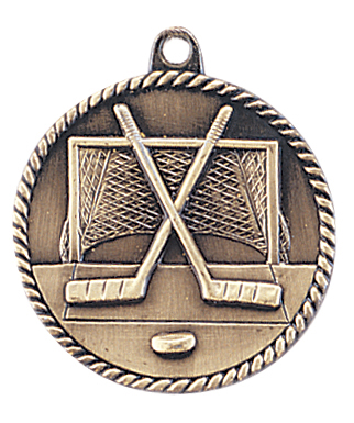 Hockey High Relief Medals, Customized With Your Logo!