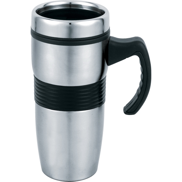 Stainless Steel 16oz. Travel Mugs, Custom Printed With Your Logo!