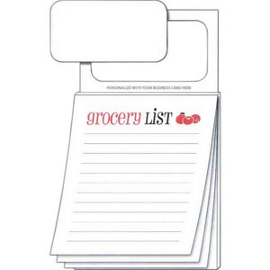 Magnetic Memo Pad Business Card Holders, Custom Printed With Your Logo!