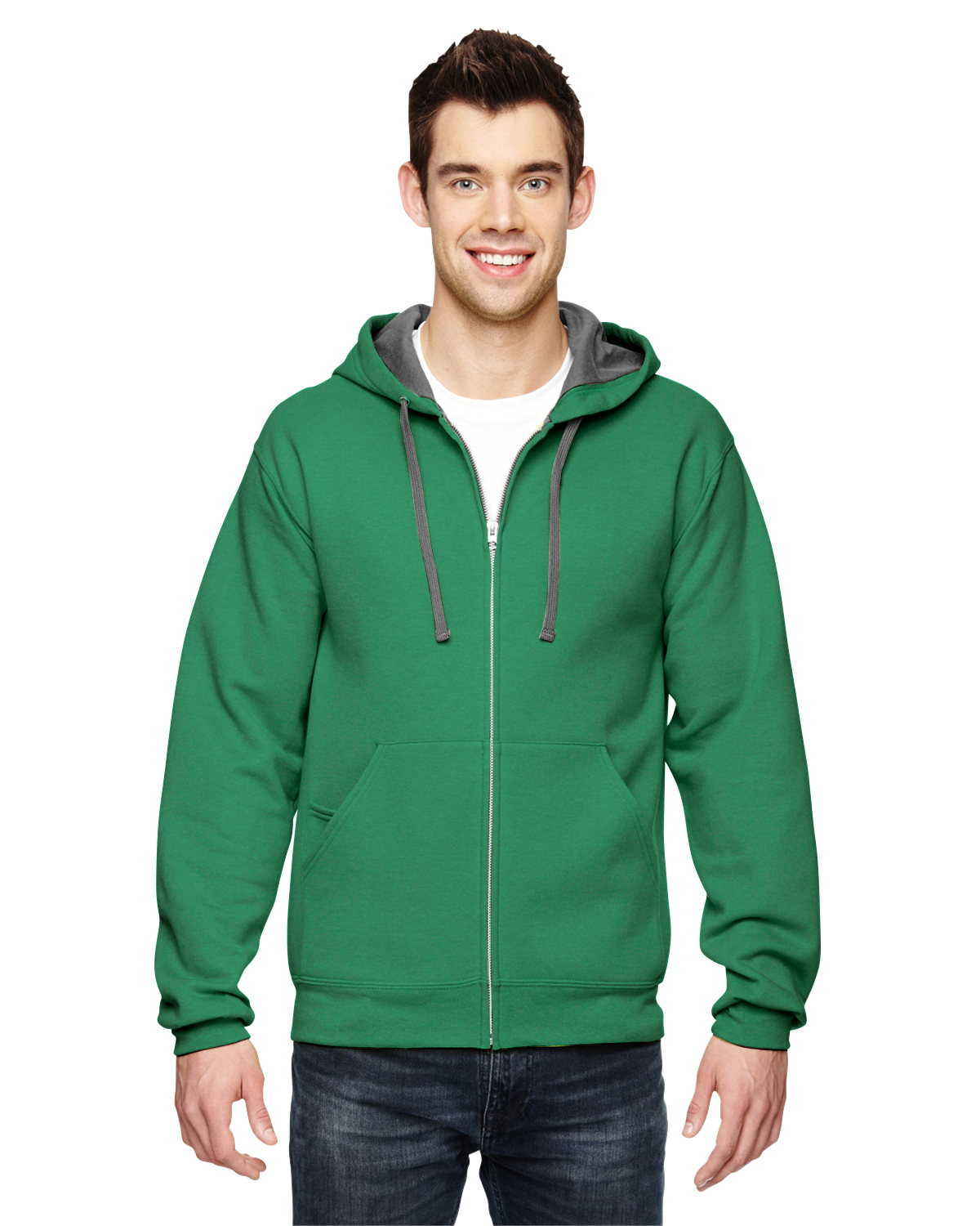 Mens Fruit of the Loom Hoodie Sweatshirts, Custom Embroidered With Your Logo!