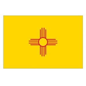 New Mexico State Flags, Custom Printed With Your Logo!