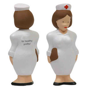 Nurse Shaped Stress Relievers, Customized With Your Logo!