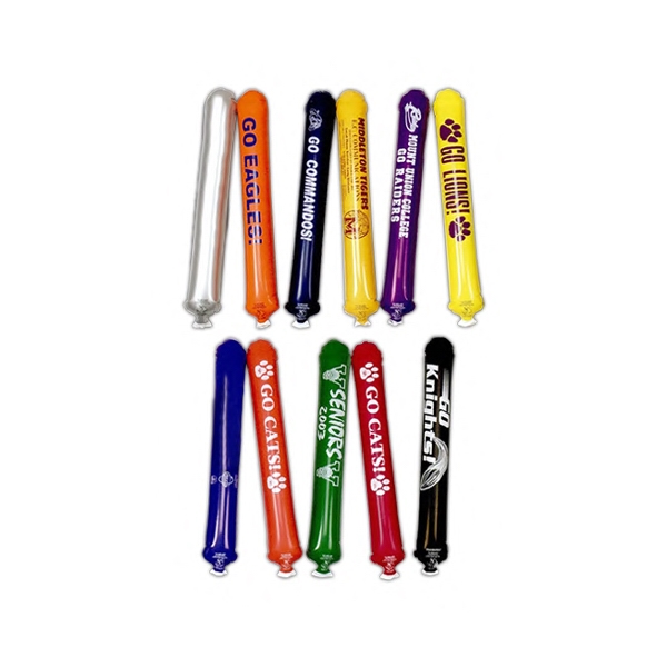 Colored Thunderstix&reg; Noisemakers, Customized With Your Logo!