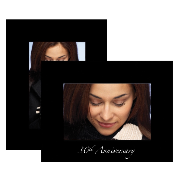 Black or White Paper Picture Frames, Custom Designed With Your Logo!
