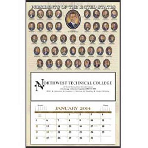 Custom Printed Presidents Hanger Span A Year Commercial Calendars