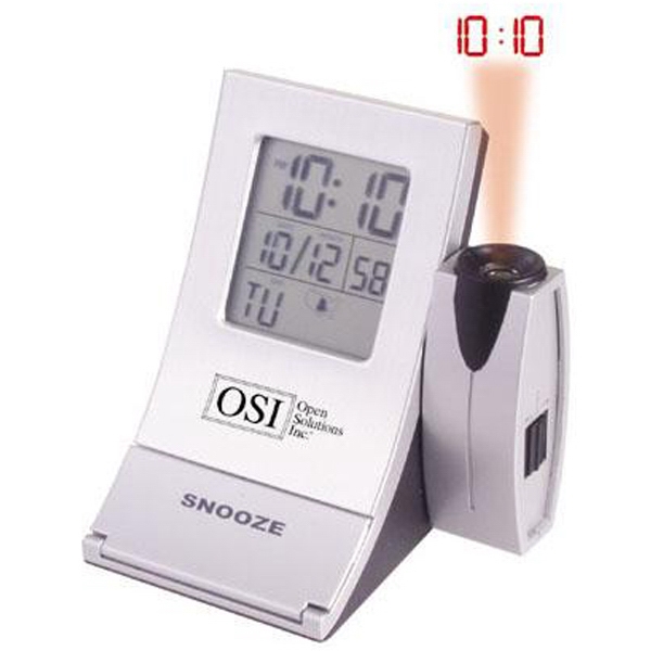 Miniature LCD Projection Clocks, Custom Printed With Your Logo!