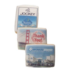 Custom Printed Rectangular Iced Shortbread Cookies