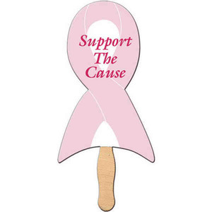 Ribbon Stock Shaped Paper Fans, Personalized With Your Logo!