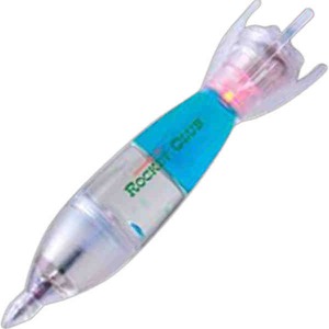 Rocket Shaped Light-up Pens, Customized With Your Logo!