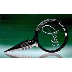 Rosetta Wine Stopper Crystal Gifts, Custom Printed With Your Logo!