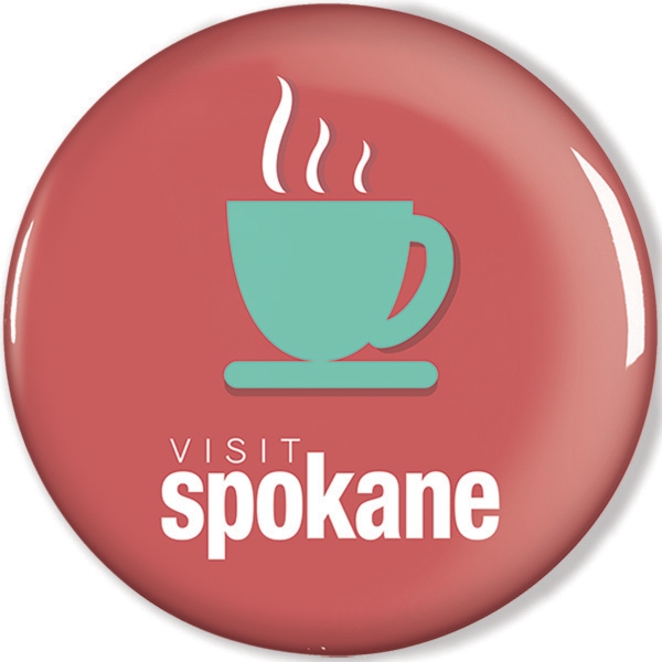 Small Round Shaped Badges and Buttons, Custom Imprinted With Your Logo!