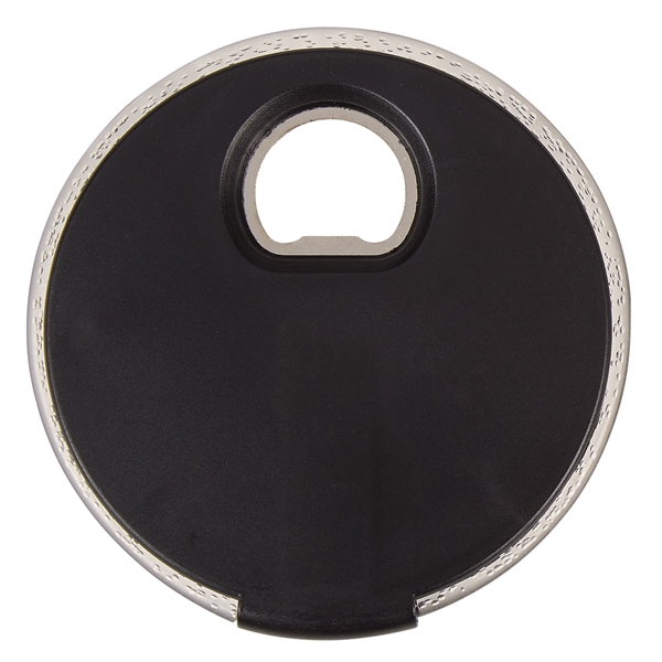 Coaster with LED and Bottle Opener, Custom Printed With Your Logo!