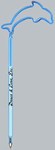 Custom Printed Aquatic Animal Bent Shaped Pens
