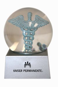 Custom Printed Stock Medical Snow Globes