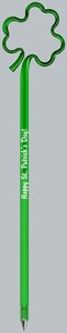Shamrock Bent Shaped Pens, Custom Printed With Your Logo!