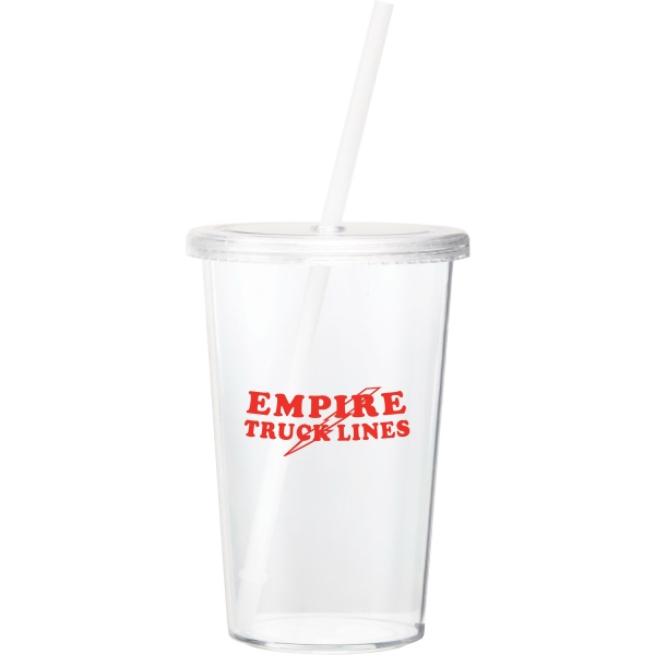 Clear Outer Shell Drinkware Items, Custom Printed With Your Logo!