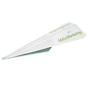 Sky Writers Paper Airplanes, Customized With Your Logo!