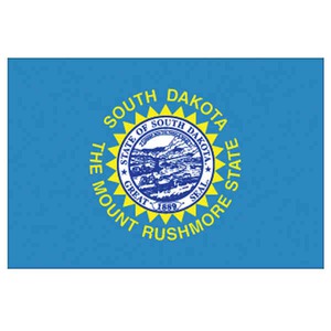 South Dakota State Flags, Custom Printed With Your Logo!